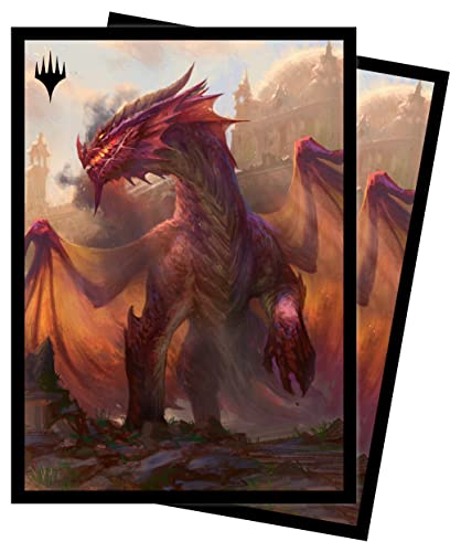 Ultra PRO - Magic: The Gathering Battle for Baldur's Gate, Commander Legend 100ct Card Sleeves (Firkraag, Cunning Instigator) - Protect Your Collectible Trading Cards with ChromaFushion Technology