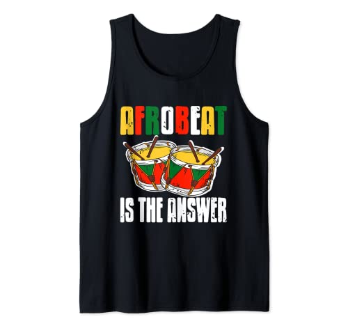 AFROBEAT Is The Answer - Camiseta retro impresionante Camiseta sin Mangas