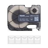 MakeID P31&P31S Labels Self-Laminating Wire Wrap for Electrical&Datacom Cable, Integrated PE Labels with Ribbon Cartridge for P31 P31S Industrial Label Maker, 0.75