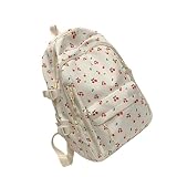 Mochila universitária Bolsa de viagem Flor de, C