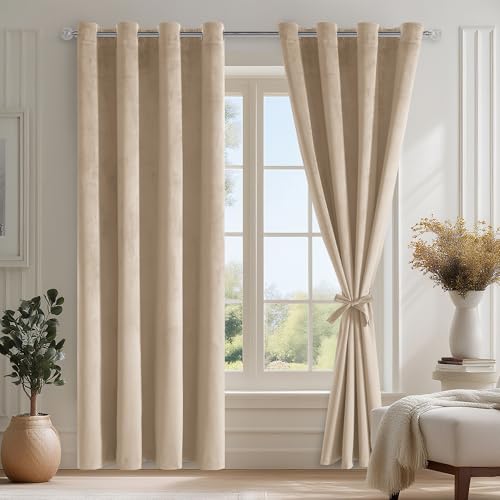 Rideau moderne doux pour chambre et salon cocooning