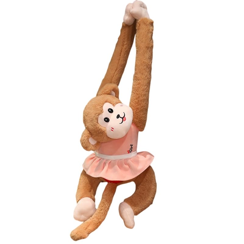 Peluche Colgante De Mono Gibón - Juguete Blando De Brazo Largo, Para Bebés Y Niños, Regalo Ideal (Tamaños 45 Cm A 1 M)