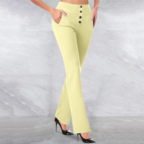 Bootcut Dress Pants Women | Casual Work Pant with Pockets, High Waist Stretchy Trousers, Office Work Pull On Slacks4