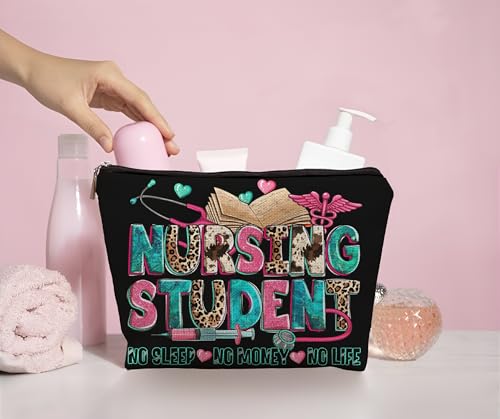 Nursing Student Makeup Bag, Nursing Student Gifts, Nursing Student Essentials, Future Nurse Gifts, Nurse Appreciation Gifts, Nurse Accessories, Nurse Graduation Gifts Cosmetic Bag Makeup Pouch4