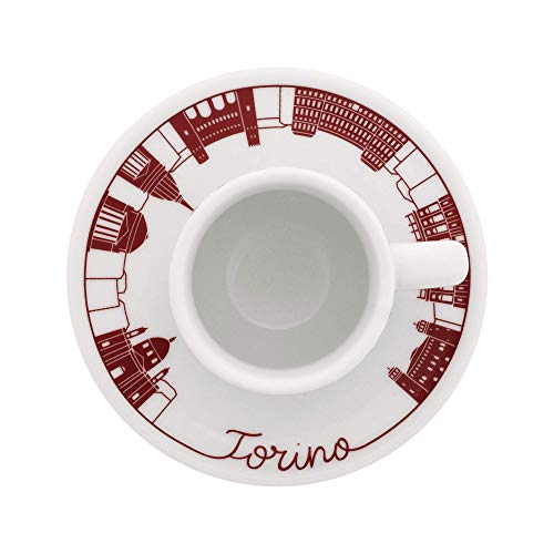 Conjunto de 2 Xícaras com Pires - Torino 80 MLs - Bialetti