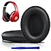 SOULWIT Cuscinetti Auricolari Di Ricambio Per Monster Beats Studio 1.0 Cuffie (1 St Gen) Di Dr. Dre, Cuscinetti Con Morbida Pelle Proteica-Nero
