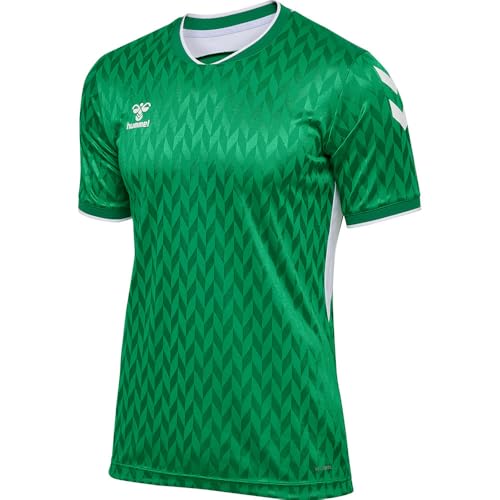 hummel Match Legend Trikot Weiß Gruen, XL Unisex