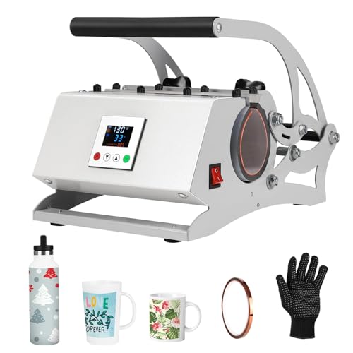 Máquina de prensa térmica para tazas de vidrio 11-30 oz miniatura 1