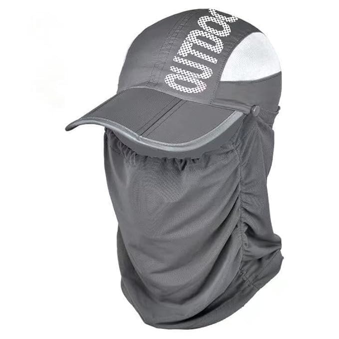 BM Tech Women's Ponytail Summer Sun UV Protection Hat, Foldable Wide Brim Bonnie Hat for Beach, Safari, Fishing (Multi Color)