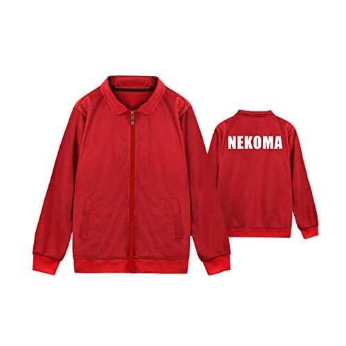 Tuboshu Anime Haikyuu Nekoma Fukurodani Chaqueta Cosplay Disfraz Haikiyu Jersey Ropa Deportiva Uniforme Hombres Mujeres Sudadera Cover