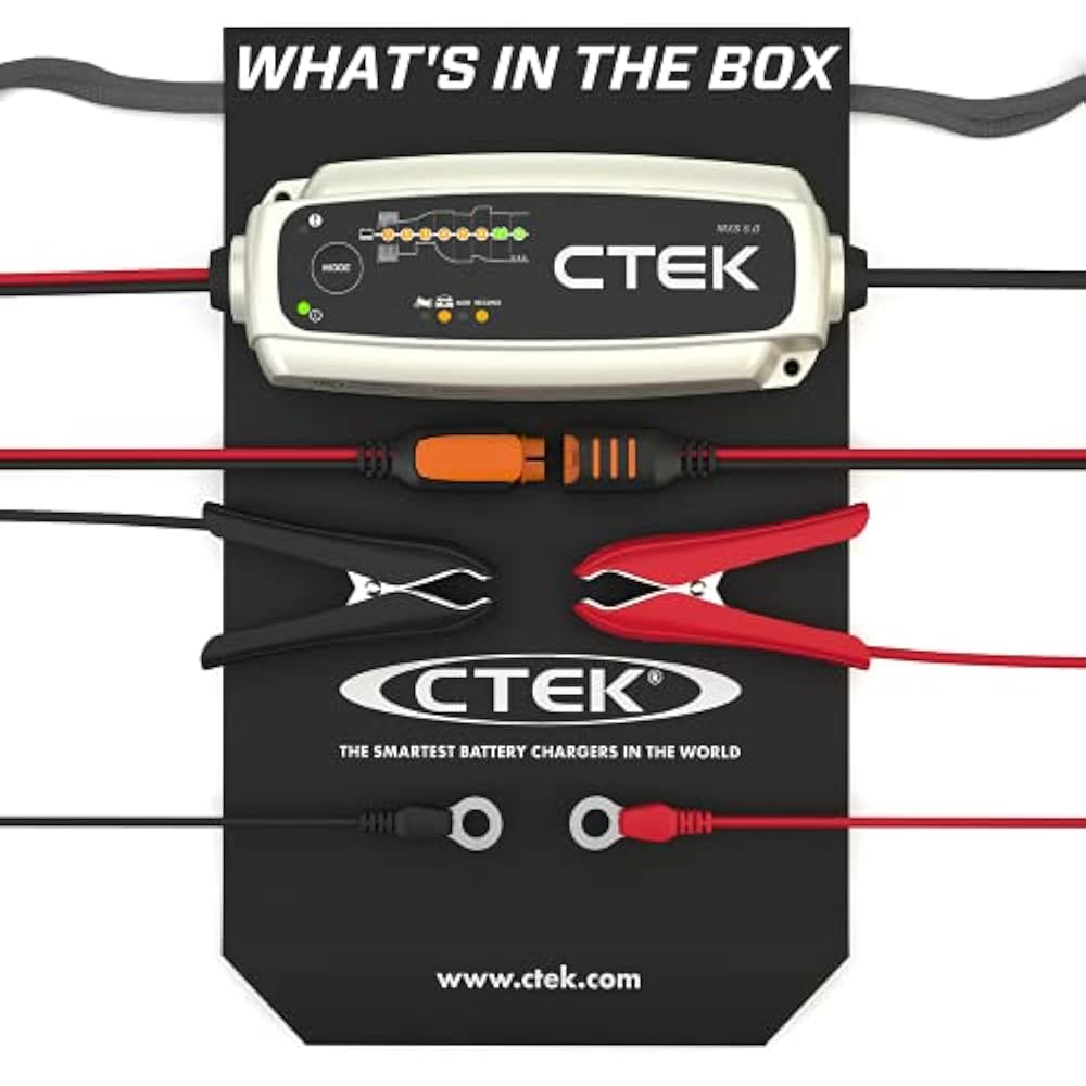【スリル】CTEK バッテリーチャージャー MXS 5.0 40-206 CTEK - 40-206 MXS 5.0 Fully Automatic 4.3 amp Battery