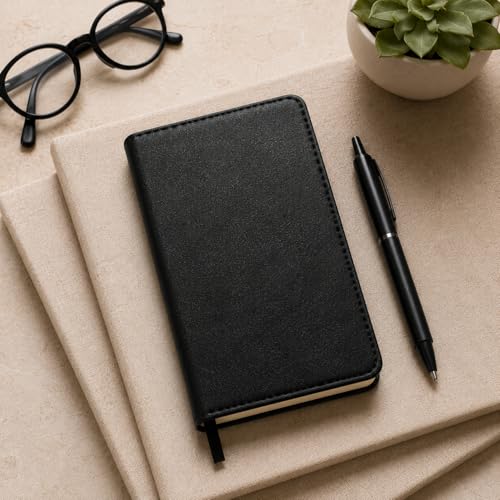 Journal noir medium Eccolo Simples pour prise de notes au quotidien - 8
