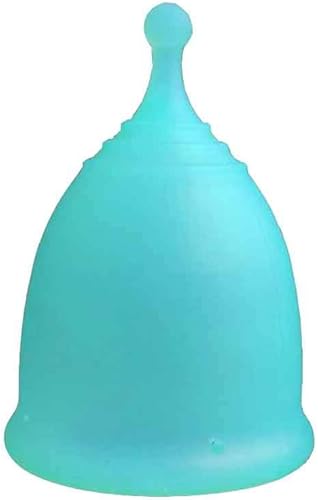 Florauspicious Taza menstrual reutilizable obtén copas menstruales florauspiciosas para el cuidado femenino paquete de 2 tamaño grande verde