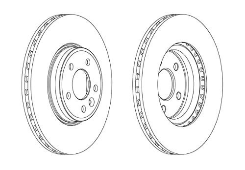 Ferodo DDF1663C Disc Fren Ant A4 A5 09- - 3