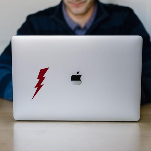 Image of Lighting 1 (Burgundy) (Set Of 2) Premium Waterproof Vinyl Decal Stickers For Laptop Phone Accessory Helmet Car Window Bumper Mug Tuber Cup Door Wall Decoration