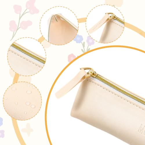 2pcs Mini Cosmetic Pouch for Purse - Leather Makeup Bag with Zipper - Portable Cosmetic Organizer for Women and Girls - Image 3