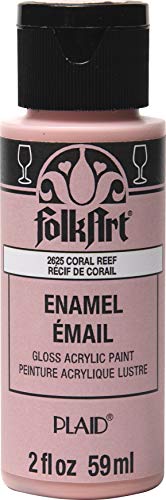 FolkArt Acrylic Enamel Craft Paint, 2 oz, Coral Reef
