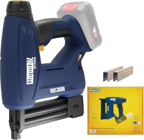 Rapid BTX606 Akku-Tacker 18V – Kabellose Tackerpistole für Klammern Typ...