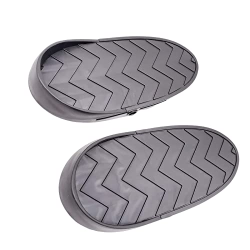 Image of Rowing Machine Foot Pedals Replacement Set of 2, Non-Slip Rower Foot Pedals for Indoor Rower, Replacement Pedals for Rowing Machine, Fitness Equipment Parts, 11.8 x 5.1 Inch