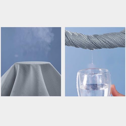 Mens Waffle Knit Robe Kimono Bathrobe Lightweight Soft Knee Length Spa Male Robe Plus Size Long Sleepwear4