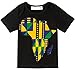 SHENBOLEN Baby Girl African Print Clothing Ankara Skirt Top Set(B,Large)