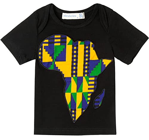 SHENBOLEN Baby Girl African Print Clothing Ankara Skirt Top Set3