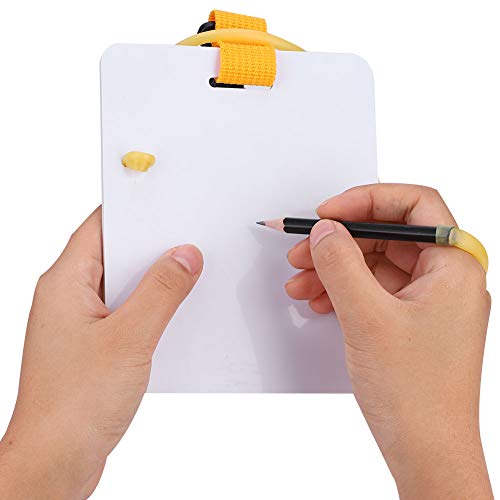 Natudeco Pizarra de Escritura subacuática Tablero de Buceo Pizarra Blanca Tableta Impermeable plástico con Clip lápiz para Deportes acuáticos natación