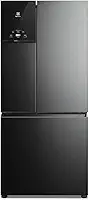 Geladeira Electrolux Multidoor Efficient Com Autosense e Inverter 590 l Black Inox Look (IM8B) 127V