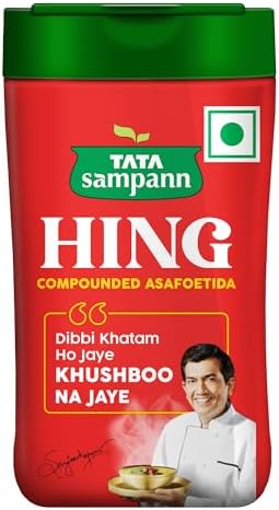 Tata Sampann Hing, Compounded Asafoetida (Bandhani Hing), 50g, Recommended by Chef Sanjeev Kapoor, Strong Flavour & Aroma