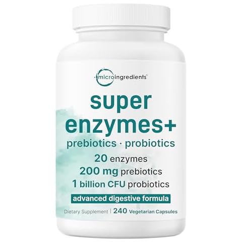 Micro Ingredients Super Enzymes with Prebiotics & Probiotics Cover