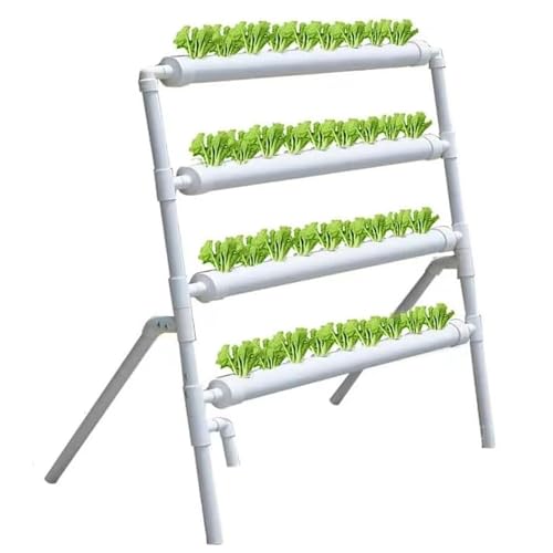 Vrapnudc 水耕栽培キット4 層 垂直水耕栽培システム 室内 いちご 家庭菜園 家庭用温水栽培システム 野菜植え付け土壌無栽培装置 36穴 ウォーター ポンプ タイマー 組み立てが簡単 水耕栽培野菜 果物 ハーブ 花など