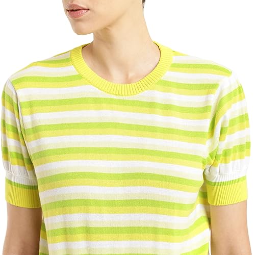 Image of Levi's Women's Cotton Regular Striped Top