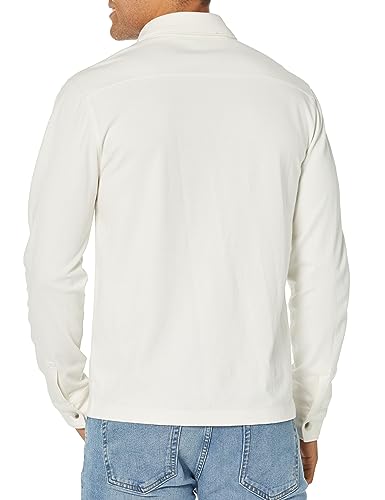 Vince Men's Twill Knit Button Down Shirt2