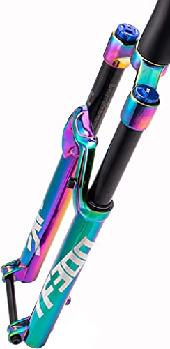 Air Pressure Ammortizzatore Forcella Forcella 27.5 29 Perno Passante Forcella Ammortizzata Ad Aria MTB 15mm 1-1/8 Corsa 160mm per DH/XC/BMX Forcelle Ammortizzate