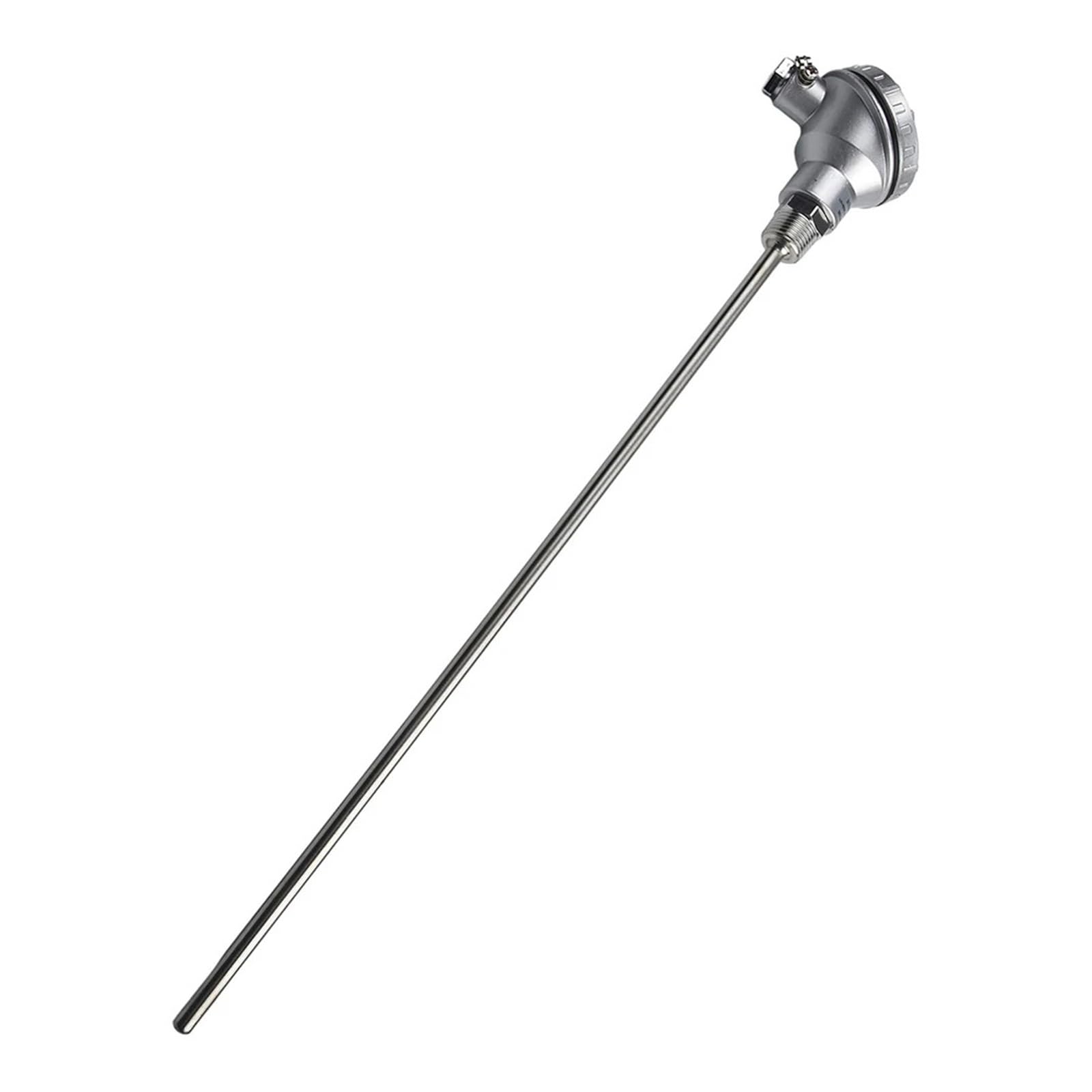 1 sonda sensore di Temperatura RTD PT100 con Filettatura da 1/2" e Testa terminale termocoppia