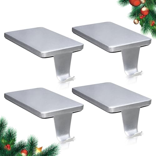 HMASYO Christmas Stocking Holders – Set of 4, Silver