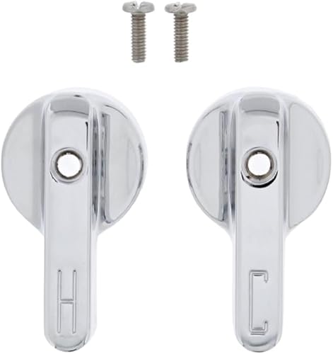 Miniatura 4 de Empire Faucets Manijas de grifo de bañera – Perillas cromadas de repuesto para grifo de bañera – 17 puntos de brocha de metal