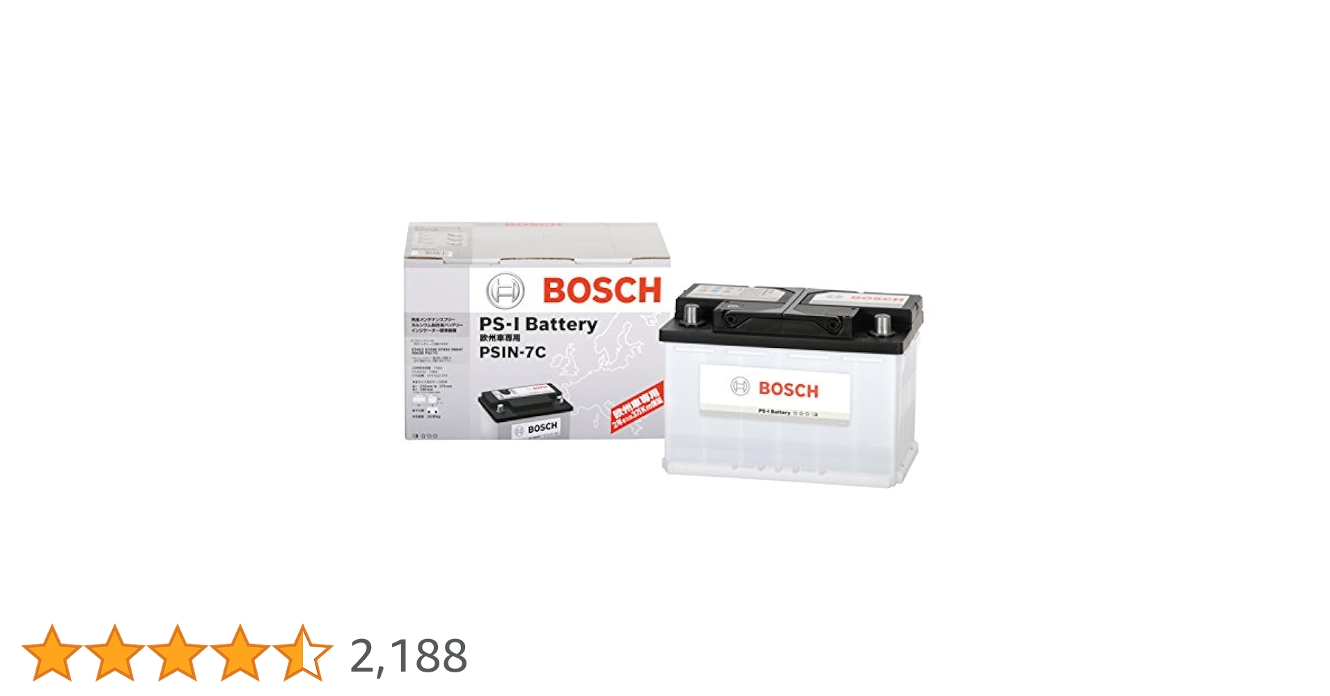 BOSCH (ボッシュ) 国産車・輸入車バッテリー PSIN-6C LN2 Amazon | BOSCH (ボッシュ) 国産車・輸入車バッテリー PS-I