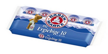 1x Marchio di orso - Coppa confezioni Latte Crema di caffè Latte condensato