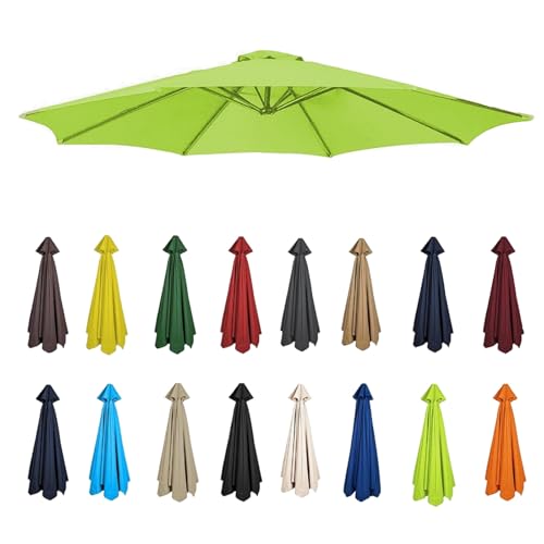 Replacement Parasol Canopy for Umbrellas, Fits 6-8 Ribs, Compatible with 2m to 3.5m Frames, Durable Canvas Canopy