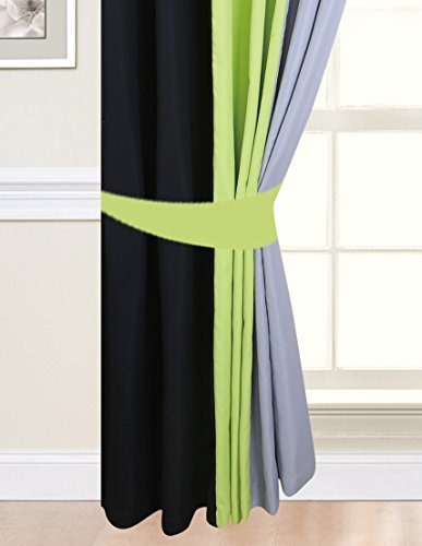 Tende Porta Finestra Occhielli Coppia Moderna 140x280 Cm Semitrasparente Interno Grigio | Leroy