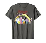 Adventure Time Classic Rainbow Unicorn Group Shot T-Shirt