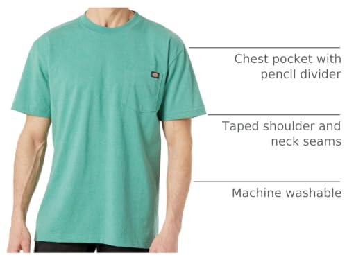 Image of Dickies Men's Heavyweight Heathered Short Sleeve Pocket T-Shirt