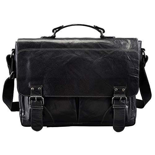Pride and Soul Umhängetasche BAGGIE BAG XL, Laptoptasche Leder Cover