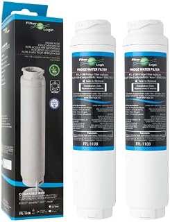 2x FilterLogic FFL-110B Water Filter Compatible with UltraClarity 00740560 740560/644845 for BOSCH SIEMENS Neff Gaggenau MIELE/HAIER 0060820860 RF-2800-13 / Rangemaster Ultra Clarity refrigerator