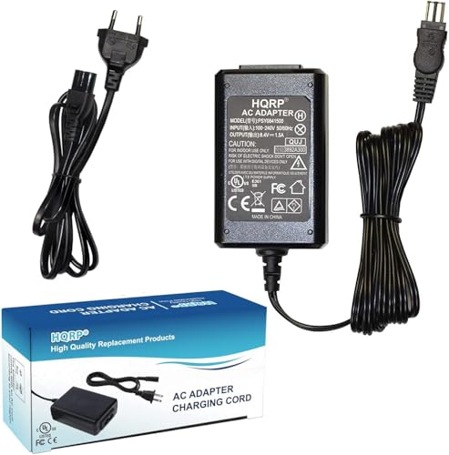 HQRP AC Chargeur Compatible avec Sony Caméscope Hi8 CCD-TR748E / CCD-TRV218E / CCD-TRV228