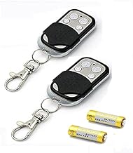 Enterelettronics KIT 2 TELECOMANDI PER CANCELLO compatibile con frequenza 433,92MHZ a codice fisso +2 BATTERIE OMAGGIO -.NON duplica i telecomandi ROLLING CODE -ASSISTENZA TELEFONICA