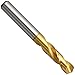 YG-1 D4107 High Speed Steel Stub Screw Machine Drill Bit, TiN Finish, Straight Shank, Slow Spiral, 135 Degree, 6.3mm Diameter x 70mm Length (Pack of 5)
