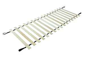 Evergreenweb - Somier Enrollable 90x190 cm para Todas Camas, de Madera Natural de Abedul – Listones Resistentes – Somier de Láminas Sin Bastidor