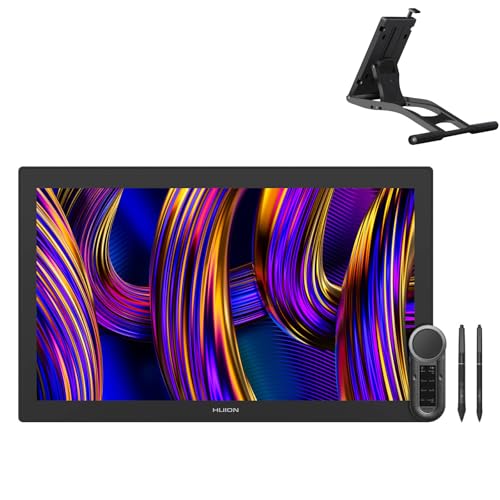 Tableta gráfica HUION KAMVAS Pro 27 (144 Hz) con pantalla 4K UHD, tecnología PenTech 4.0 y Canvas Glass 3.0, 98 % Adobe RGB, multi-touch, con soporte ajustable y control remoto Keydial miniatura 1
